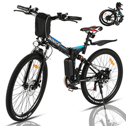 VIVI Bicicleta Electrica Plegable 350W Bicicleta Eléctrica Montaña, Bicicleta Montaña Adulto Bicicleta Electrica Plegable 26", Batería de 8 Ah, 32 km/ características