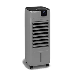 Klarstein Sonnendeck - Enfriador de aire 3 en 1, Ventilador, Humidificador, Potencia 45 W, Caudal 888 m³/h, 3 velocidades, 2 tipos de viento, Oscilaci en oferta