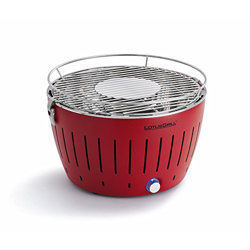 Lotus Grill Barbacoa sin humo con ventilador turbo para un calor rápido en rojo ardiente (grande) precio