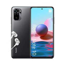 Xiaomi Redmi Note 10 - Smartphone 4+128GB, 6,43” pantalla AMOLED DotDisplay, Snapdragon 678, Cámara cuádruple de 48 MP, 5000mAh, Gris Onyx (versión ES precio