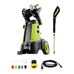 Sun Joe SPX3001 2030 PSI 1.76 GPM 14.5 amperios lavadora a presión eléctrica con carrete de manguera, verde características