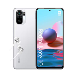 Xiaomi Redmi Note 10 - Smartphone 4+128GB, 6,43” pantalla AMOLED DotDisplay, Snapdragon 678, Cámara cuádruple de 48 MP, 5000mAh, Blanco Guijarro (vers precio