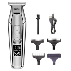 Cortapelos para hombres profesionales inalámbricos, con pantalla LED eléctrica, cortadora de pelo, kit de recortadora de pelo recargable por USB, auto precio