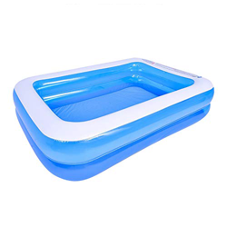 UNCOTARILY Piscina hinchable, piscina familiar, rectangular para niños, para jardín y exterior, fiesta en el agua de verano, adecuada para niños, colo precio