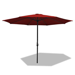 BMOT Sombrilla Parasol para Jardín Patio Terraza Playa Piscina Reclinable con Manivela Protector UV Φ3,5m Aluminio precio