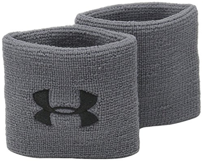 Under Armour UA Performance Wristbands Muñequeras, Hombre, Gris (Graphite/Black 040), Talla única