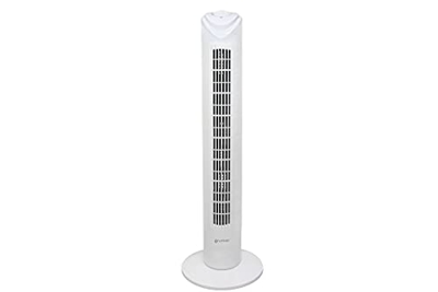 Grunkel - Torre de ventilación con mando a distancia, 3 velocidades, 3 modos, oscilación automática y temporizador programable de hasta 7,5 horas - 45