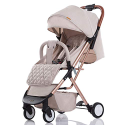 Silla de Paseo de Bebe Ligera y Compacta,Cochecito de Portátil, Plegable con una Mano, Sistema de Arnés de 5 Puntos, Respaldo Reclinable, Ideal para A precio