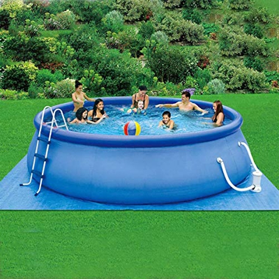 FF&XX Piscina Inflable para Adultos Niños,Grande Redondo Piscinas por Encima del Suelo,Piscina Hinchable con Depuradora para Garden-A 180x73cm(71x29in