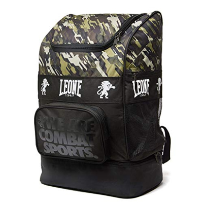 LEONE 1947 Neo, mochila deportiva unisex – Adulto, verde camuflaje, talla única