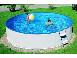 Mountfield AZURO Basic V4 - Piscina de Pared de Acero (diámetro 360 x 90 cm, Piscina, lámina Interior, Escalera, sin Sistema de Filtro) características