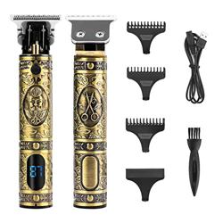 Profesional Hombres Cortadora de Cabello, Cortapelos para Hombres Maquina de Cortar Pelos, Recortador Pelo Barba Kit con LED, Carga USB precio