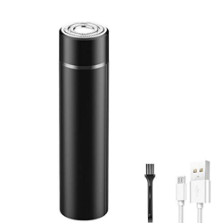 Mini maquinilla de afeitar eléctrica para hombres, afeitadora eléctrica recargable, máquina cortadora de barba compacta inalámbrica, maquinilla de afe en oferta