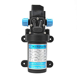 Jadeshay Bomba de Agua de Transferencia portátil,DC 12V 80W Bomba de Agua de Micro diafragma de Alta presión eléctrica autocebante precio