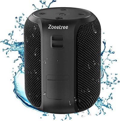 Altavoz Bluetooth Portatil, ZoeeTree Mini Altavoces Bluetooth 5.0 Impermeable IPX7, 28 Horas de Reproducción, 16w Potente Sonido estéreo de 360 °, Alt