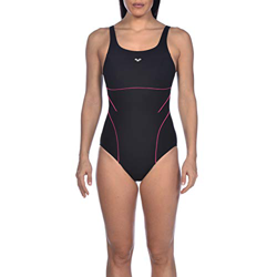 Arena W U Back One Piece Bañador Bodylift Mujer Dana Copa B, Black-Rose Violet, 40 precio