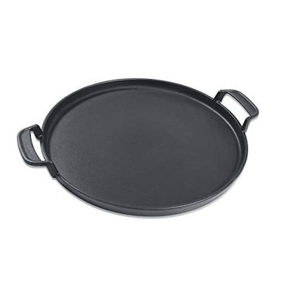 Denmay 7421 Plancha redonda de 30,9cm para Weber, parrillas de carbón Weber de 57,15cm, plancha de hierro fundido para parrilla de carbón, piezas de r