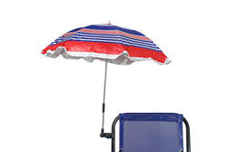 Besch Sombrilla para Silla Playa, Jardín, Piscina,Terraza o Patio, Protección Solar UPF50+, Ø100cm(Raya Rojo) precio