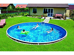 Mountfield AZURO Vario Wood WL6 - Piscina de pared de acero (460 x 120 cm, sin lámina interior) características