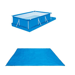 Oofay - Alfombrilla rectangular para piscina, plegable, impermeable, fácil de limpiar, utilizado para piscina, jacuzzi, piscina inflable precio