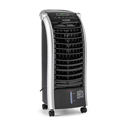 Klarstein Maxfresh - Enfriador de aire 3 en 1, Climatizador evaporativo, 55 W, 444 m³/h, 4 velocidades, 3 modos: normal, naturaleza, noche, Temporizad en oferta