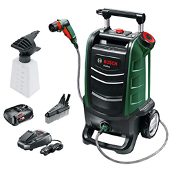 Bosch hidrolimpiadora de Exteriores de una batería Fontus + Boquilla de detergente Fontus en oferta