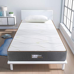 BedStory Colchon Viscoelastico 90x190cm Colchon Aloe Vera Antiácaros e Hipoalergénicos colchón Hotel la Estructura de 7 Zonas Firmeza Media Nuevo precio