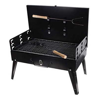 xinxinchaoshi Parrilla de carbón de leña de Barbacoa portátil y Barbacoa Plegable para Barbacoa para Barbacoa para Patio Trasero al Aire Libre Camping