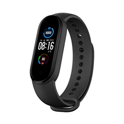 Xiaomi Mi Band 5, Smart Band 5 versión Global, Reloj Inteligente con Pulsera de Actividad, Pantalla a Color AMOLED de 1,1 ”, Monitor de frecuencia car precio