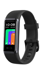 YAMAY Pulsera Actividad Inteligente,Gran Pantalla HD Dinámica a Color de 1.05” Reloj Inteligente con Alexa,Datos del Tiempo,Pulsómetro,Pulsioximetro,I en oferta