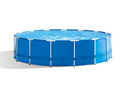 Ouumeis Piscinas Desmontables, Cubierta De Suelo para Piscina con Marco, Soporte De Metal, Piscina Familiar, Piscina para Niños, Fácil Instalación 305