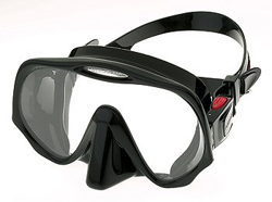 Atomic Aquatics Frameless Mask for Scuba Diving and Snorkeling - Regular Black precio