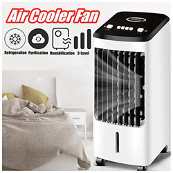 MSQL Aire Acondicionado portátil de 70W 220V / Enfriador de humidificador de Ventilador de acondicionamiento silencioso temporizado, con Ruedas y Tanq en oferta