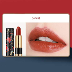 Qianren Lipstickfor Girls Tubo de lápiz labial de estilo chino Rojo Hidratante Taza antiadherente Kit de lápiz labial mate impermeable precio