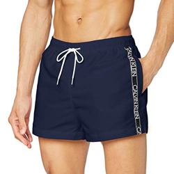 Calvin Klein Short Drawstring Baador para Hombre, Negro (Iris), L precio