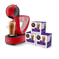 Krups Dolce Gusto Infinissima KP1705 - Cafetera cápsulas Dolce Gusto, 15 bares y 1500 W, con depósito de 1.2 L, monodosis multibebidas frías y calient características