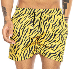 Redbridge Bañador Corto y Secado rápido para Hombre Tiger Amarillo L en oferta