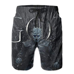 JJKKFG-H Juego Tronos Película de los Hombres Pantalones Cortos de Natación Casual Surf Playa Pantalones Cortos de la Junta de Verano Playa Vacaciones precio