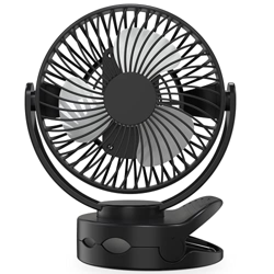 Ventilador USB Portátil,con Temporizador,Mini Ventilador Mesa Silencioso con Bateria Recargable, Ventilador Pinza Pequeño para Escritorio, Cochecito d precio