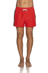 Calvin Klein Short Drawstring Baador para Hombre, Rojo Feroz, M características