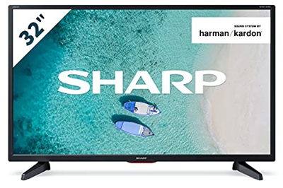 Sharp 32CB6E - TV 32 pulgadas 32" (resolución 1368 x 720, 3X HDMI, 2X USB) Color Negro