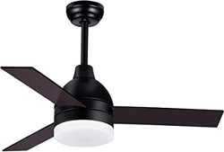 42" (106 cm)LED Ventilador de Techo con Luz, Silencioso, 3 Aspas, Mando a Distancia, 6 Velocidades,Temporizador, 3 temperatura de color opcional características