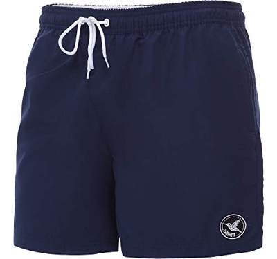 Ladeheid Bañador de Natación Short Baño Hombre LA40-128 (Azul Marino/Azul, 4X-Large)