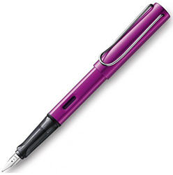 Lamy pluma estilográfica AL-star Vibrant Pink – Edition LIMITEE 2018 – Pluma extra-fine (EF) – incluye una cartucho de ensayo Lamy T10 azul borrable – características