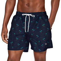 Urban Classics Pattern Swim Shorts Bañador para hombre, Island Aop, XXXXL características