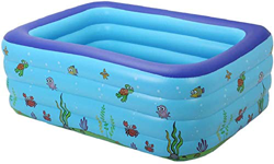 Piscina Hinchable Piscina Inflable PVC Ecológico Cuadrada Azul Rectangular para Niños/Infantil/Familiar/Piscina precio