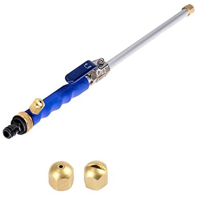 Aoulg 2 in 1 High Pressure Jet Washers, High Pressure Hose Nozzle, Water Pressure Washer, Flexible Garden Hose Sprayer, Home Garden Hose Rod Attachmen