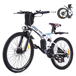 Vivi Bicicleta Eléctrica Plegable, 26" Bicicleta Montaña Adulto, Bicicleta Electrica Montaña, 350W Bicicletas Eléctricas con Batería Extraíble De 8Ah, precio