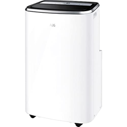 AEG AXP26U338CW Aire Acondicionado Portátil ChillFlex Pro (Pantalla LED, táctil, control remoto, 30-40 m2, Función Frio, Deshumidificador, Ventilador, características