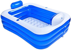 WTTCD Piscina Inflable Engrosamiento De 3 Capas Piscina Inflable Súper Grande con Respaldo De Apoyo Piscina Familia Niños Piscina Al Aire Libre 180 *  en oferta